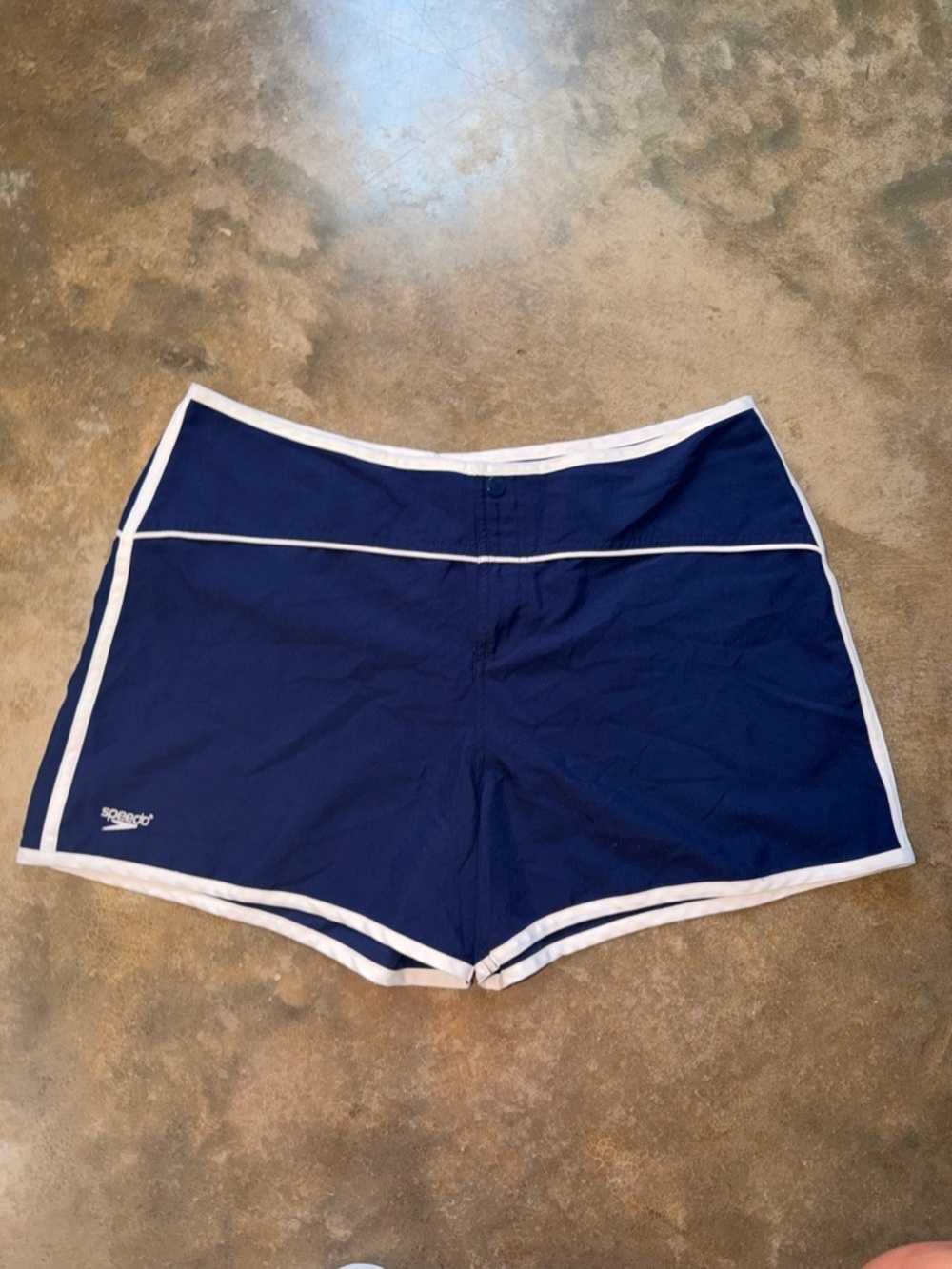 Speedo Navy Swim Shorts Women’s Size 12 Board Shorts Beach Swim
